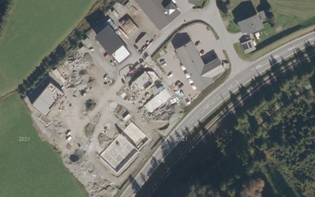 Luftbild von DISK Gutmann