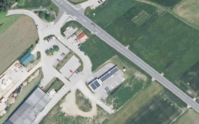 Luftbild von ENI Hoffelner (24h) + Carwash-Center