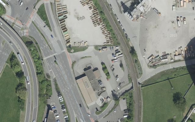 Luftbild von BP Hoffelner (Vösteinfahrt, A7 Exit Perg 3)