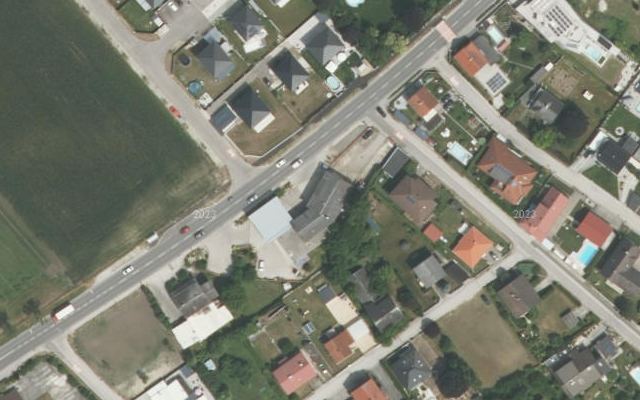 Luftbild von HB29 Tankstelle