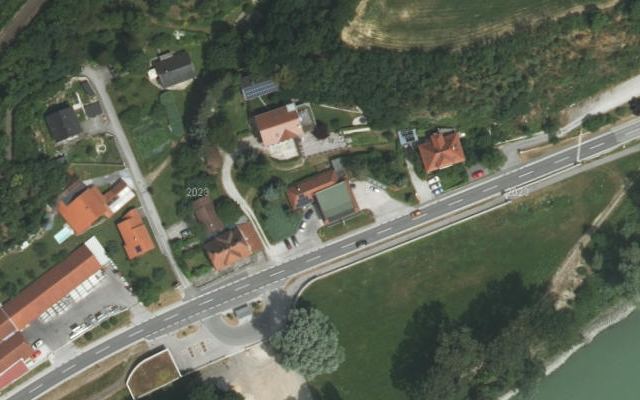Luftbild von Tankstelle Prinz