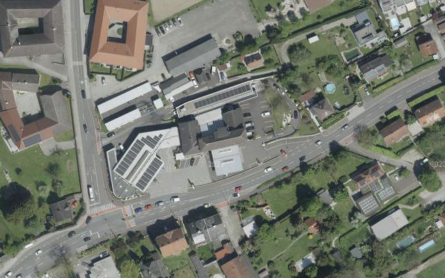 Luftbild von speedDISKONT24h HoffelnerLinzUrfahr