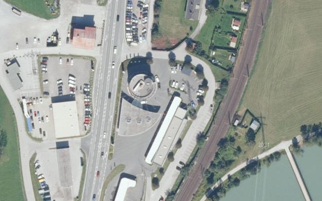 Luftbild von LMEnergy Express